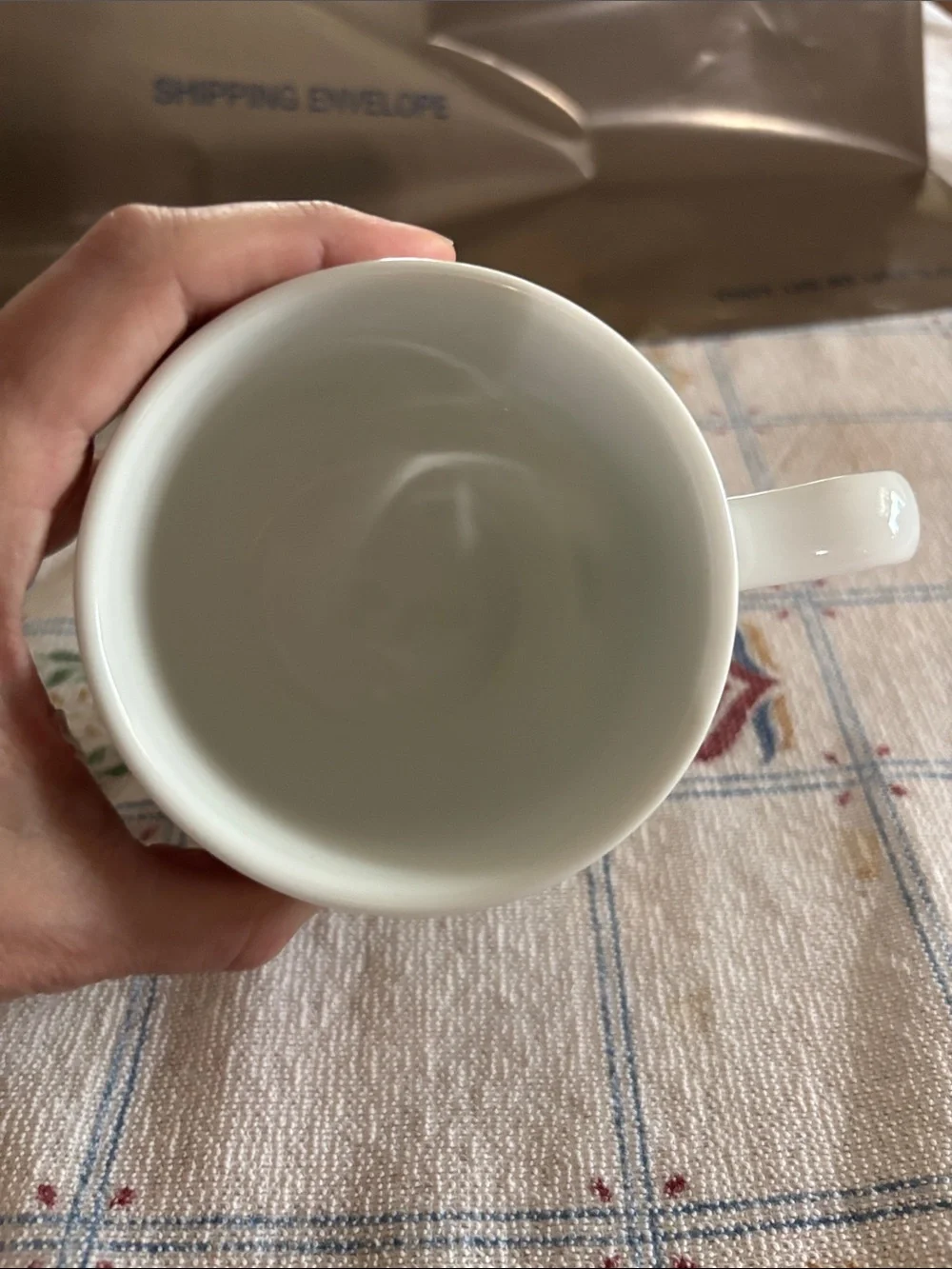 Williams Sonoma Disney White Porcelain Mickey Mouse Sketch Mug 14oz